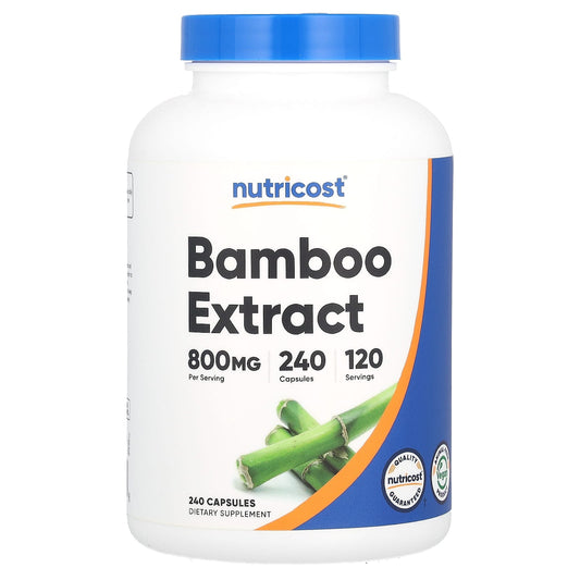 Nutricost, Bamboo Extract, 240 Capsules (400 mg per Capsule) - Image 1