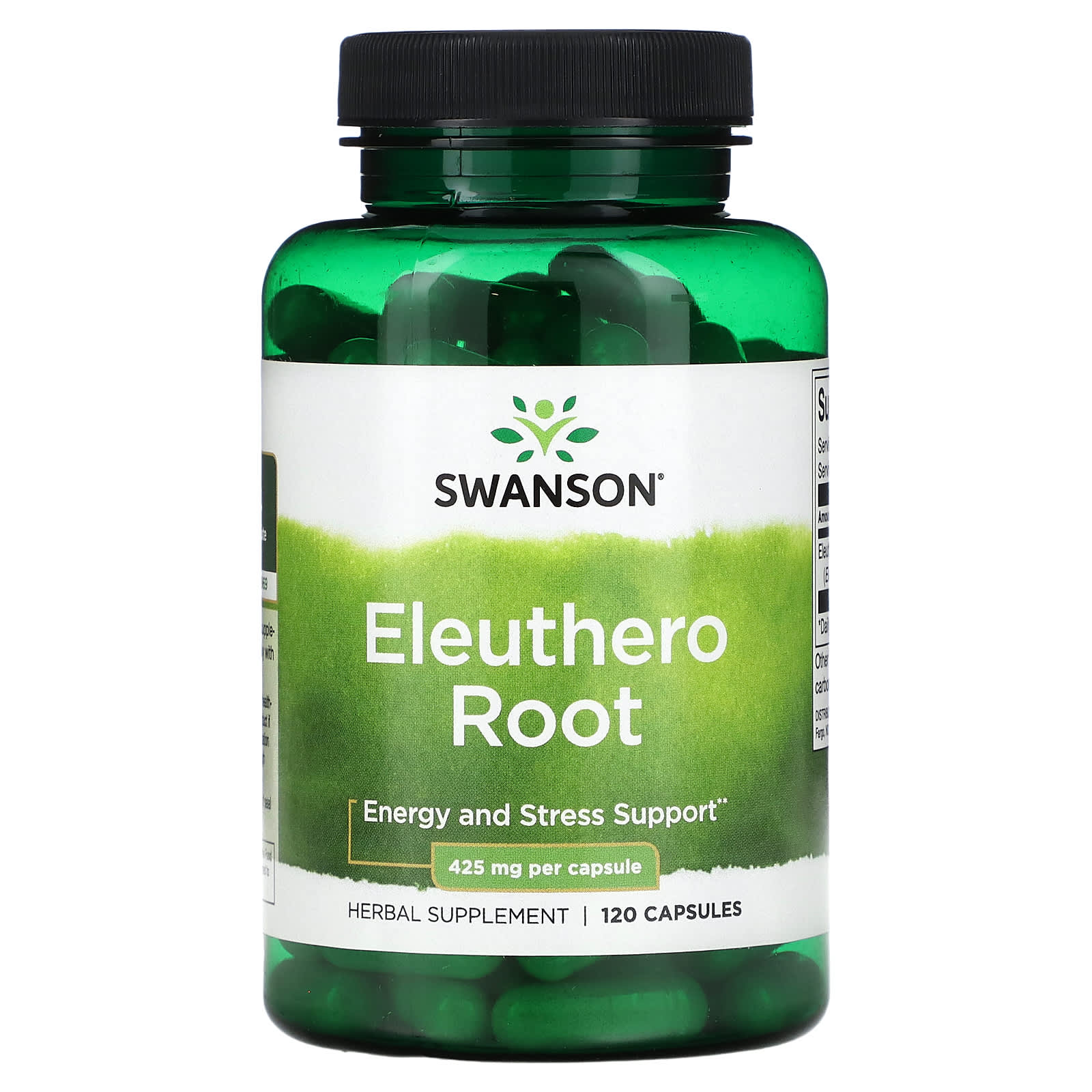 Swanson, Eleuthero Root, 425 mg, 120 Capsules - Image 1