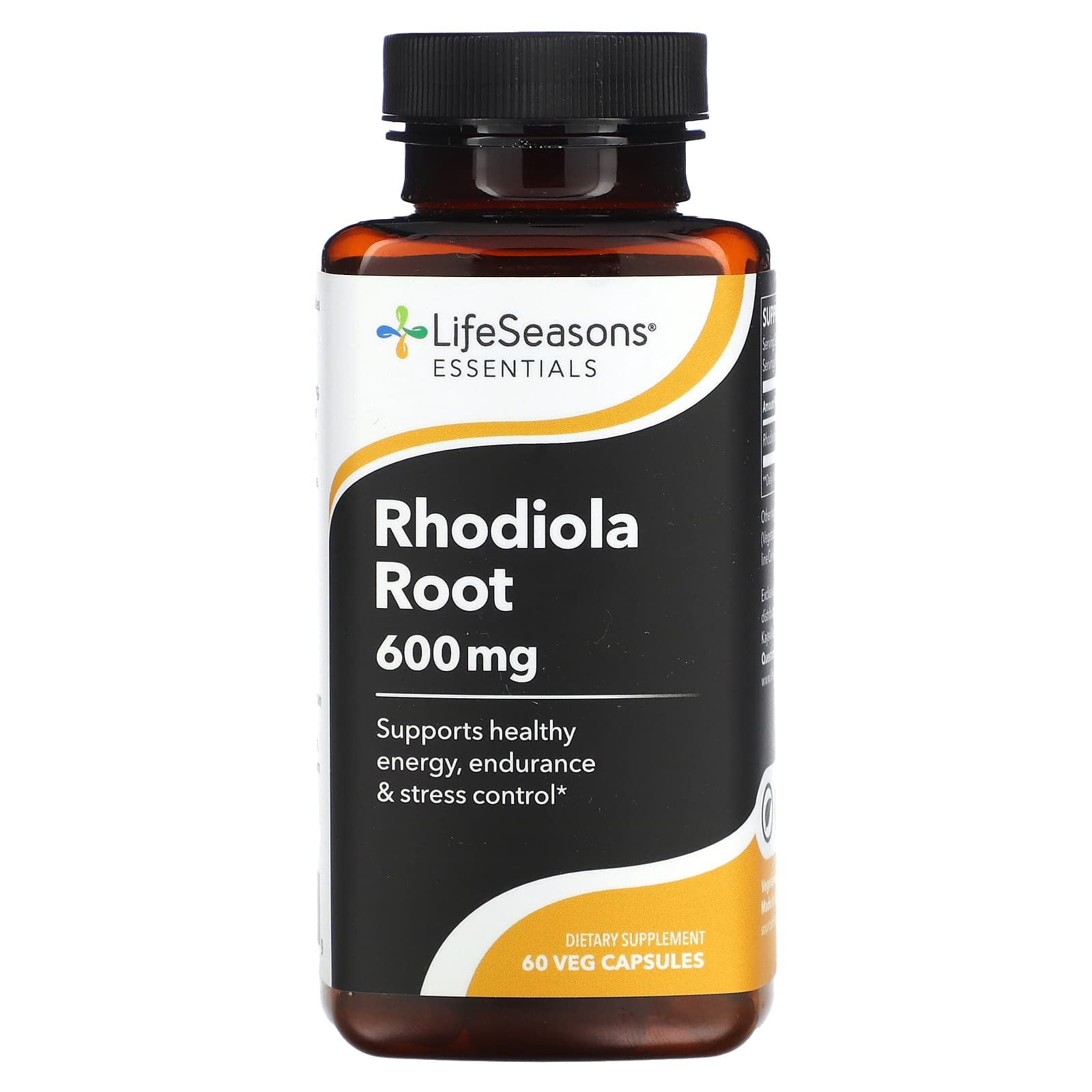 LifeSeasons, Rhodiola Root, 60 Veg Capsules (300 mg per Capsule) - Image 1