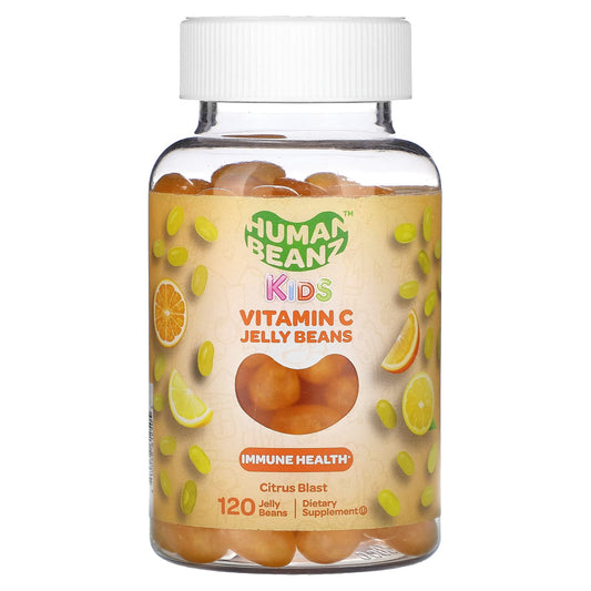 Boost Kids' Immune Health with Citrus Blast Vitamin C Jelly Beans | Human Beanz - Image 1