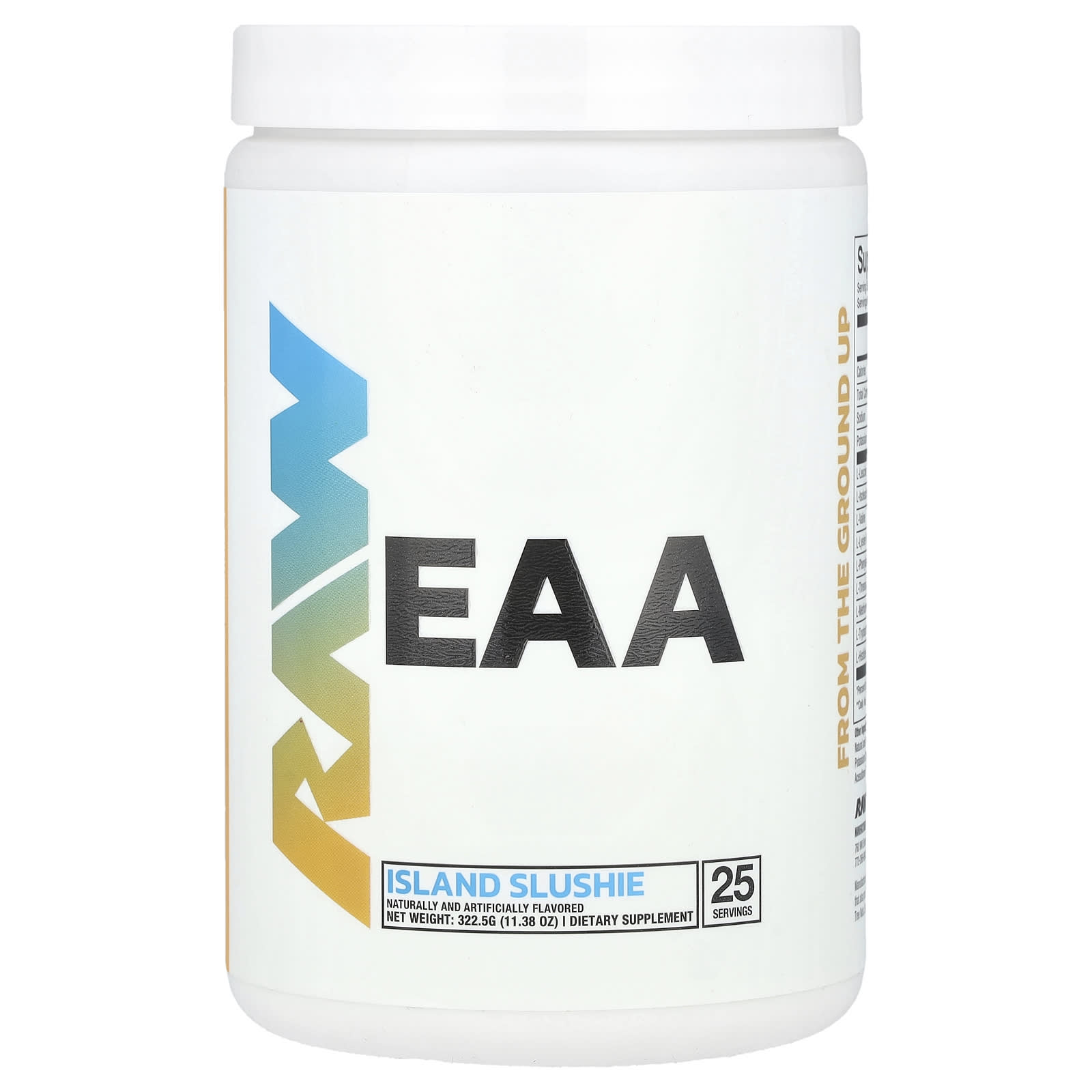 Raw Nutrition, EAA, Island Slushie, 11.38 oz (322.5 g) - Image 1