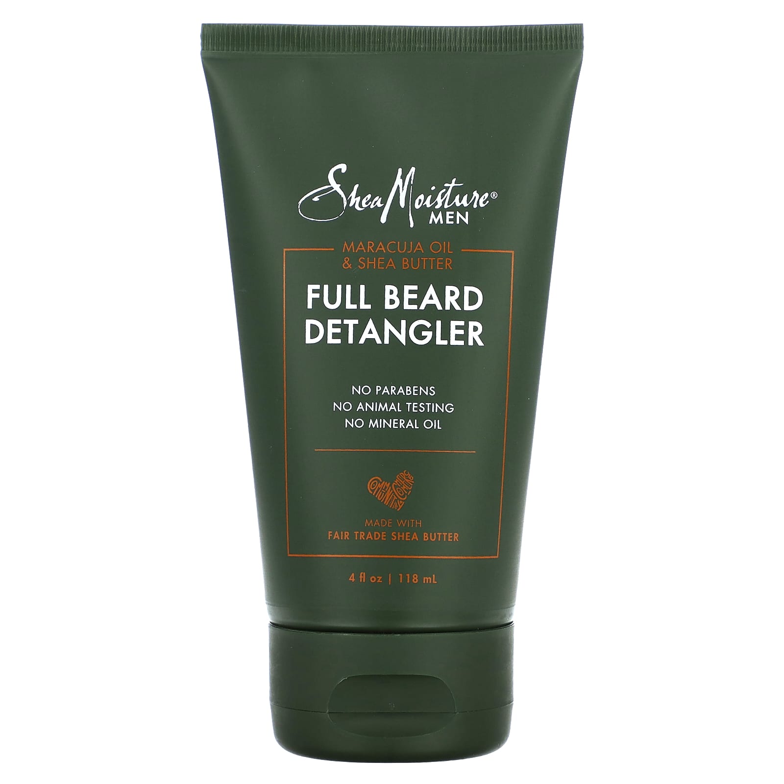 SheaMoisture, Men, Full Beard Detangler, Maracuja Oil & Shea Butter, 4 fl oz (118 ml) - Image 1