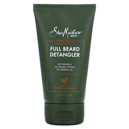 SheaMoisture, Men, Full Beard Detangler, Maracuja Oil & Shea Butter, 4 fl oz (118 ml) - Image 1