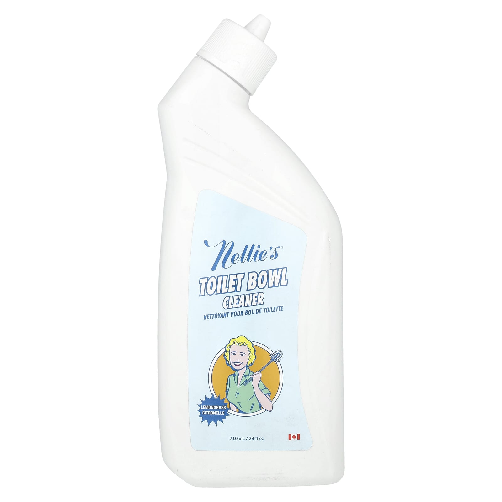 Nellie's, Toilet Bowl Cleaner, Lemongrass, 24 fl oz (710 ml) - Image 1