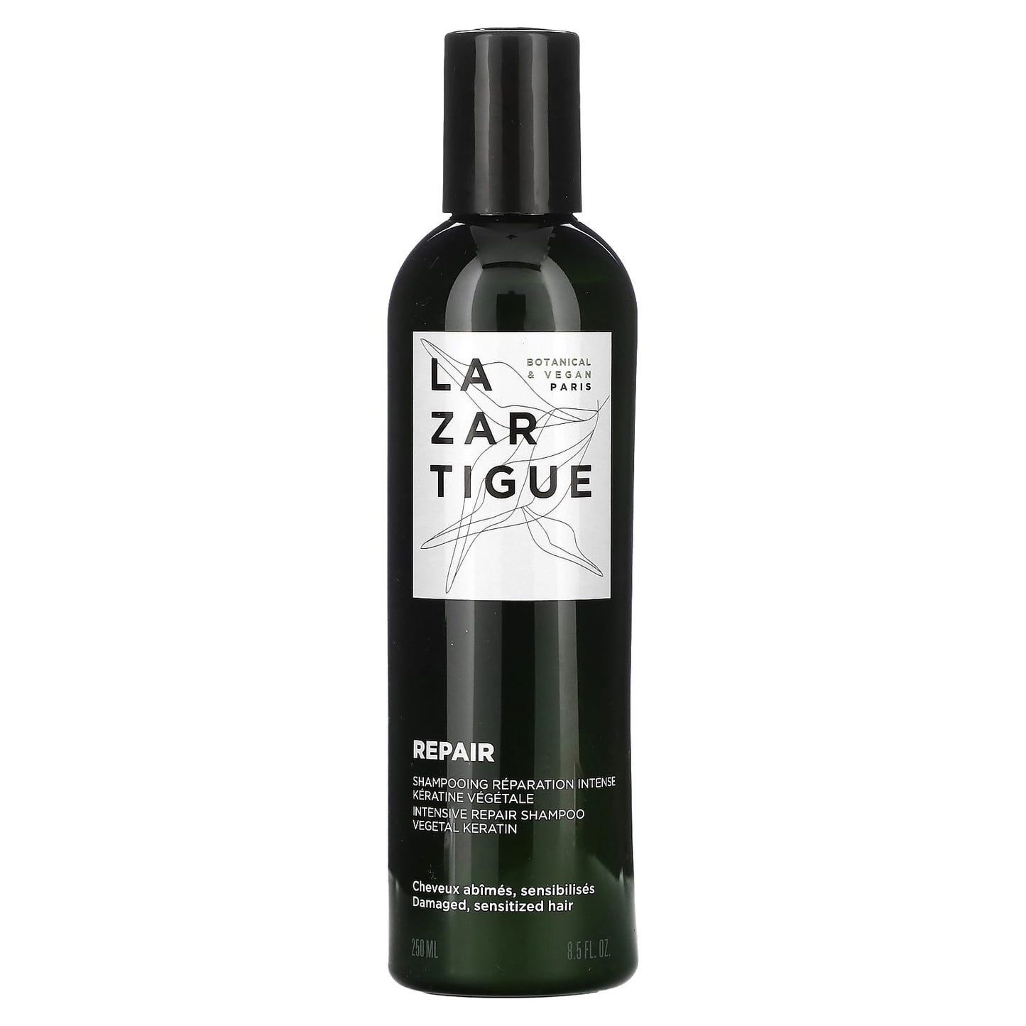 Lazartigue, Repair, Intensive Repair Shampoo, Damaged, Sensitized Hair, 8.5 fl oz (250 ml) - Image 1