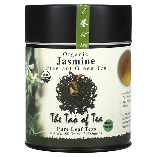 The Tao of Tea, Organic Fragrant Green Tea, Jasmine , 3.5 oz (100 g) - Image 1