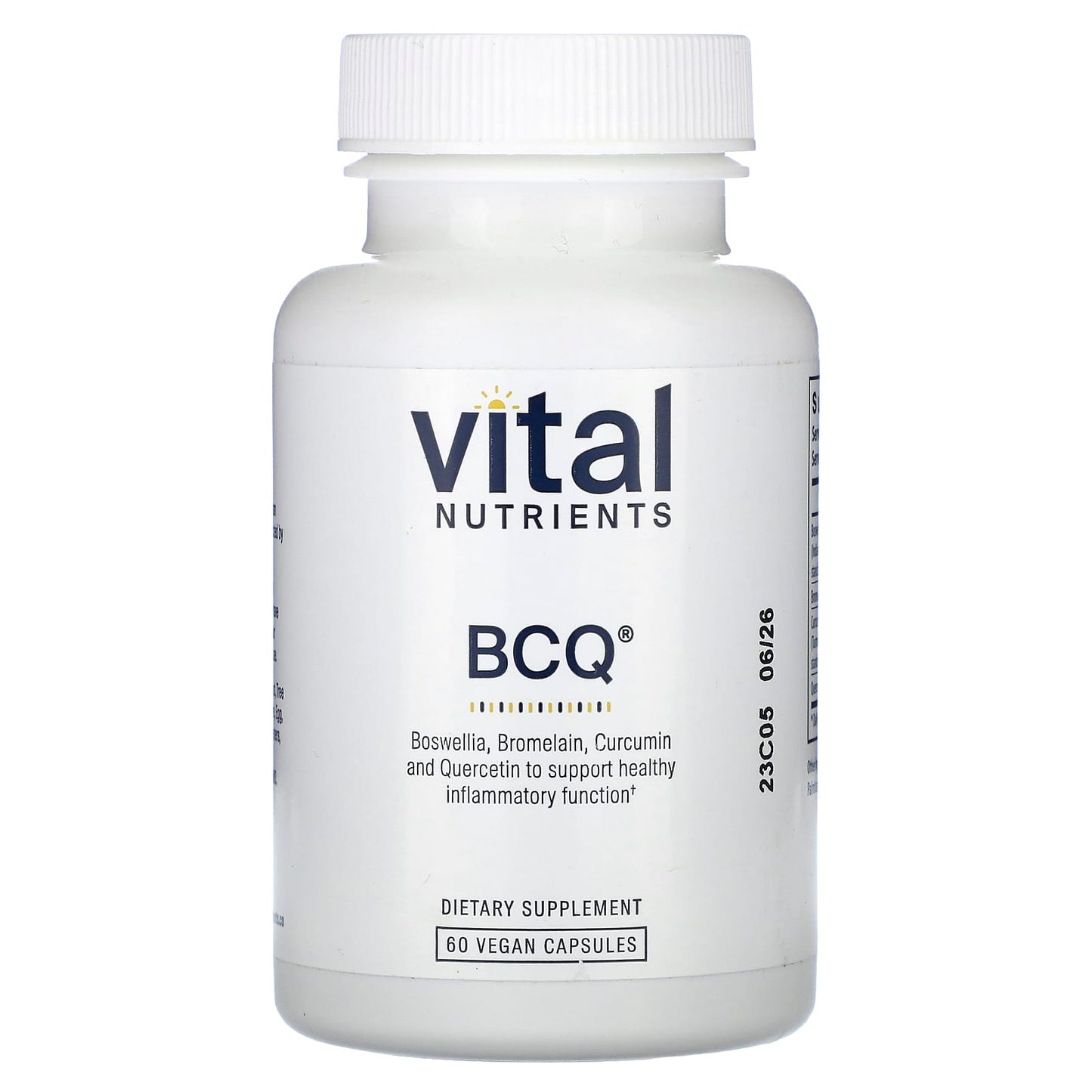 Vital Nutrients, BCQ, 60 Vegan Capsules - Image 1