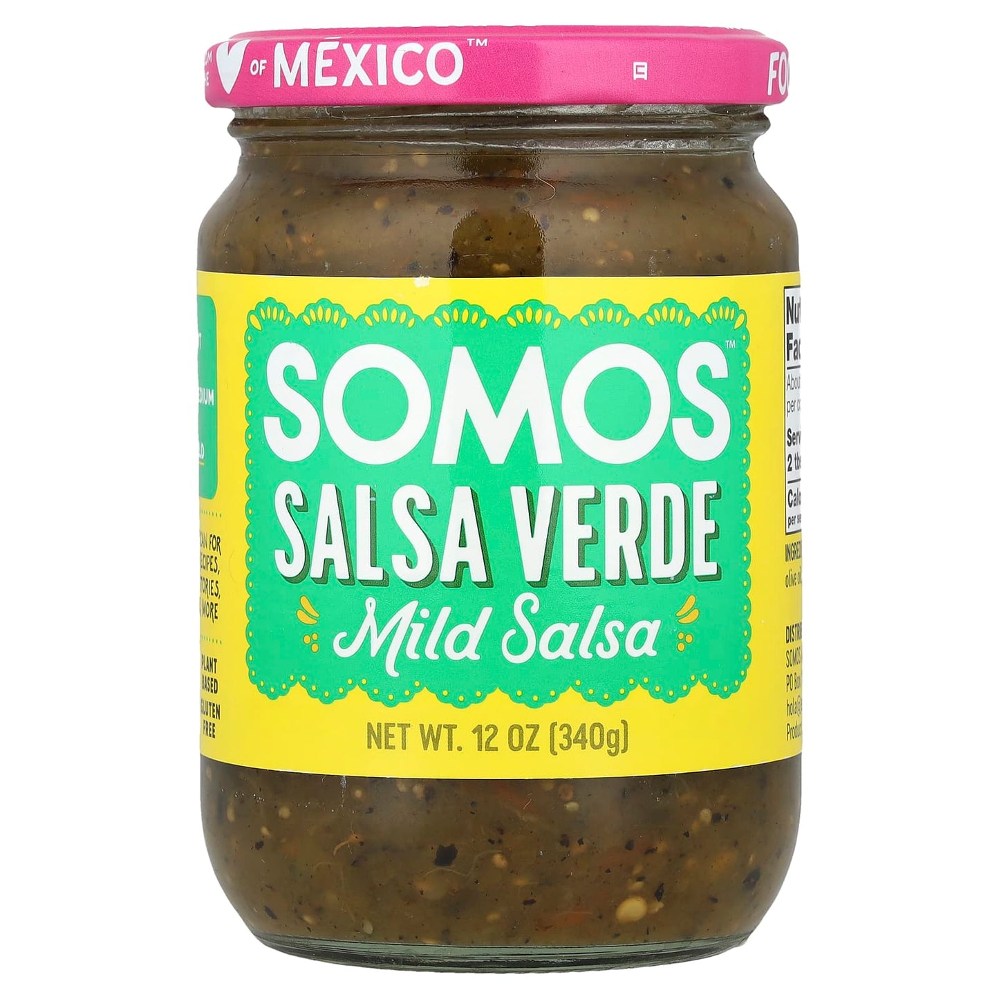 Somos, Salsa Verde, Mild, 12 oz (340 g) - Image 1