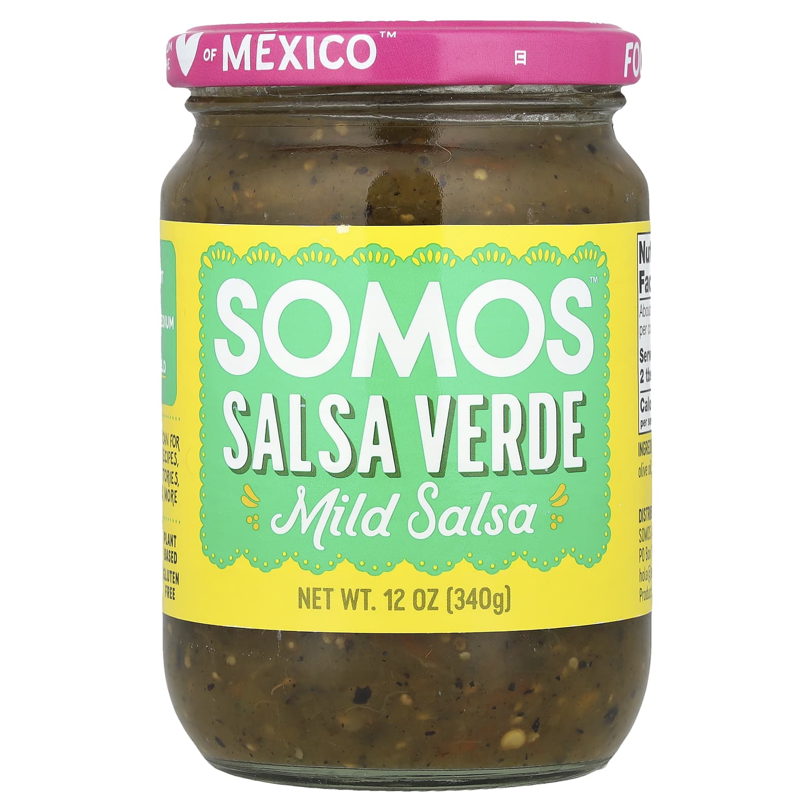 Somos, Salsa Verde, Mild, 12 oz (340 g) - Image 1