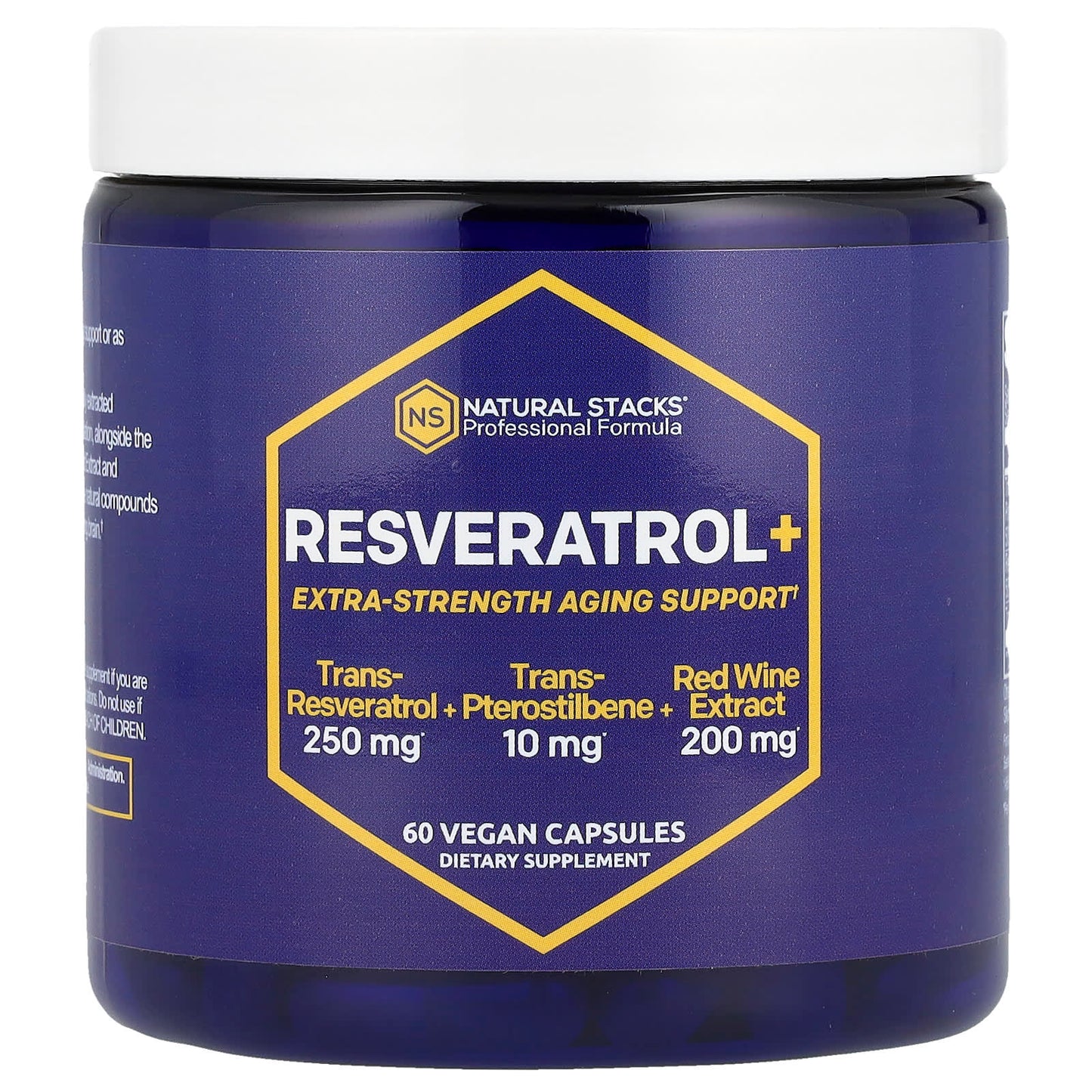 Natural Stacks, Resveratrol+, 60 Vegan Capsules - Image 1
