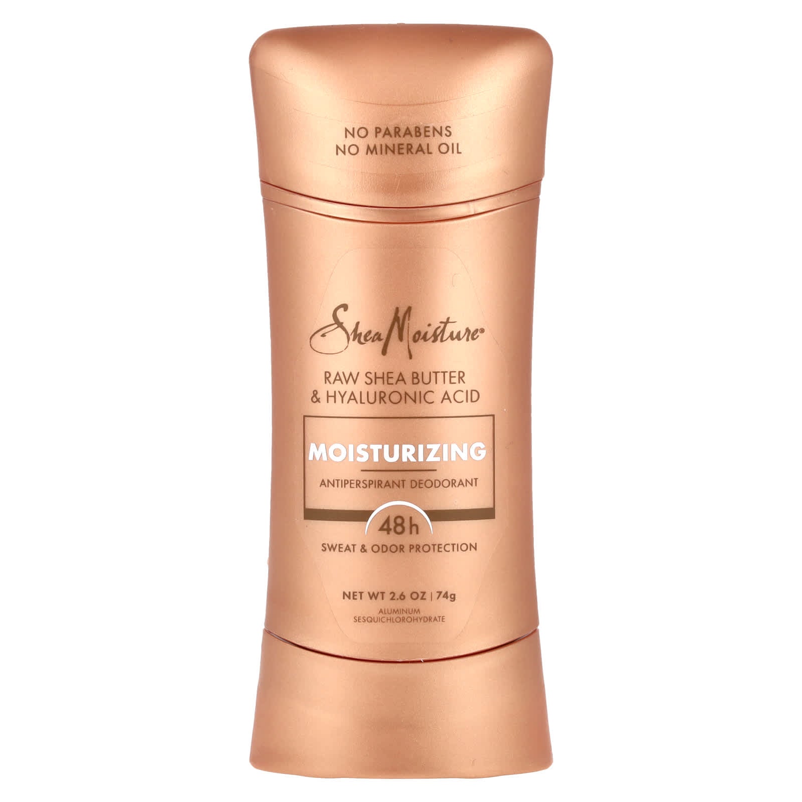SheaMoisture, Antiperspirant Deodorant, Moisturizing, Raw Shea Butter & Hyaluronic Acid , 2.6 oz (74 g) - Image 1