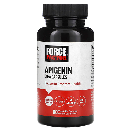 Force Factor Apigenin 50mg for Prostate Health - 60 Capsules - Image 1