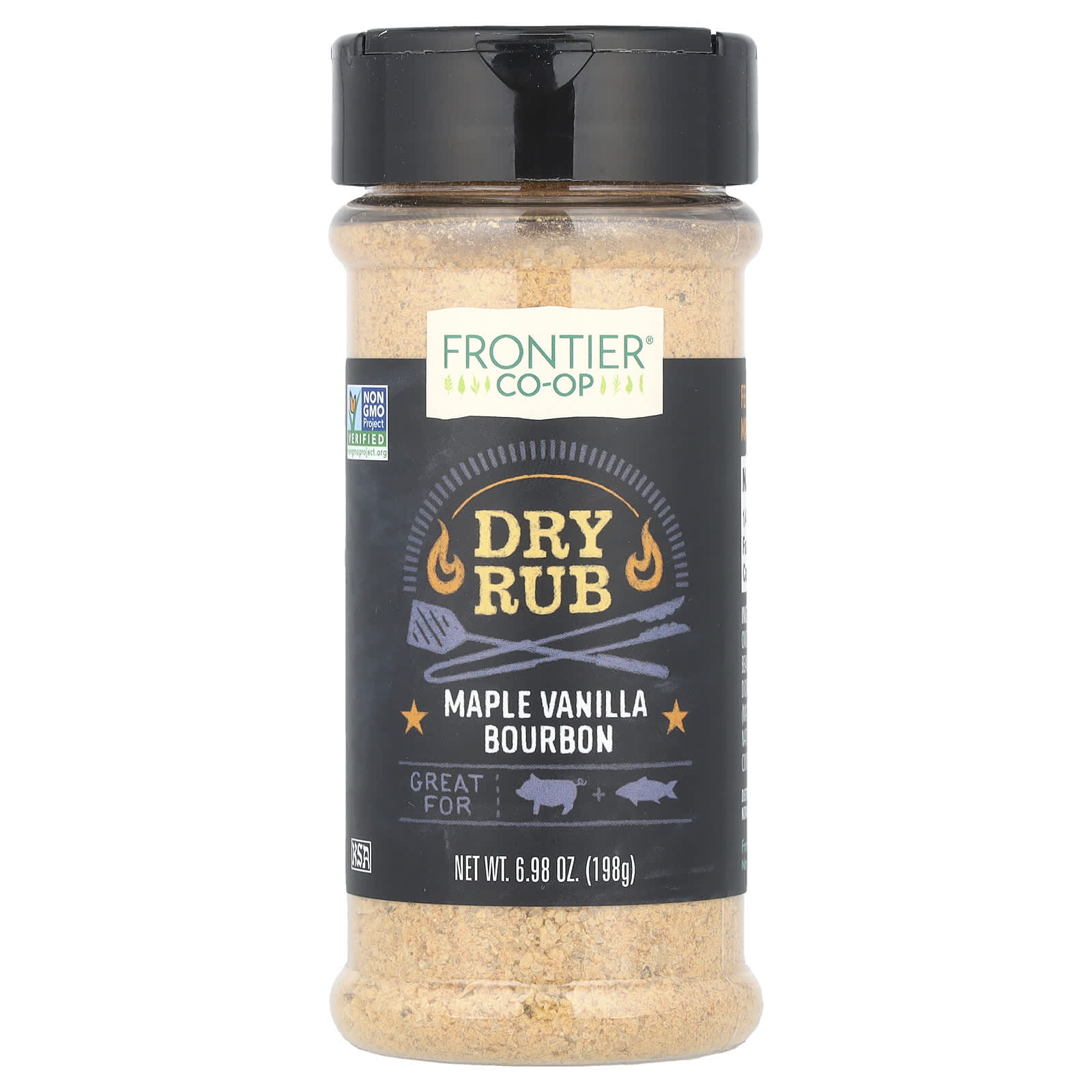 Maple Vanilla Bourbon Dry Rub for Grilled Pork or Salmon - Image 1