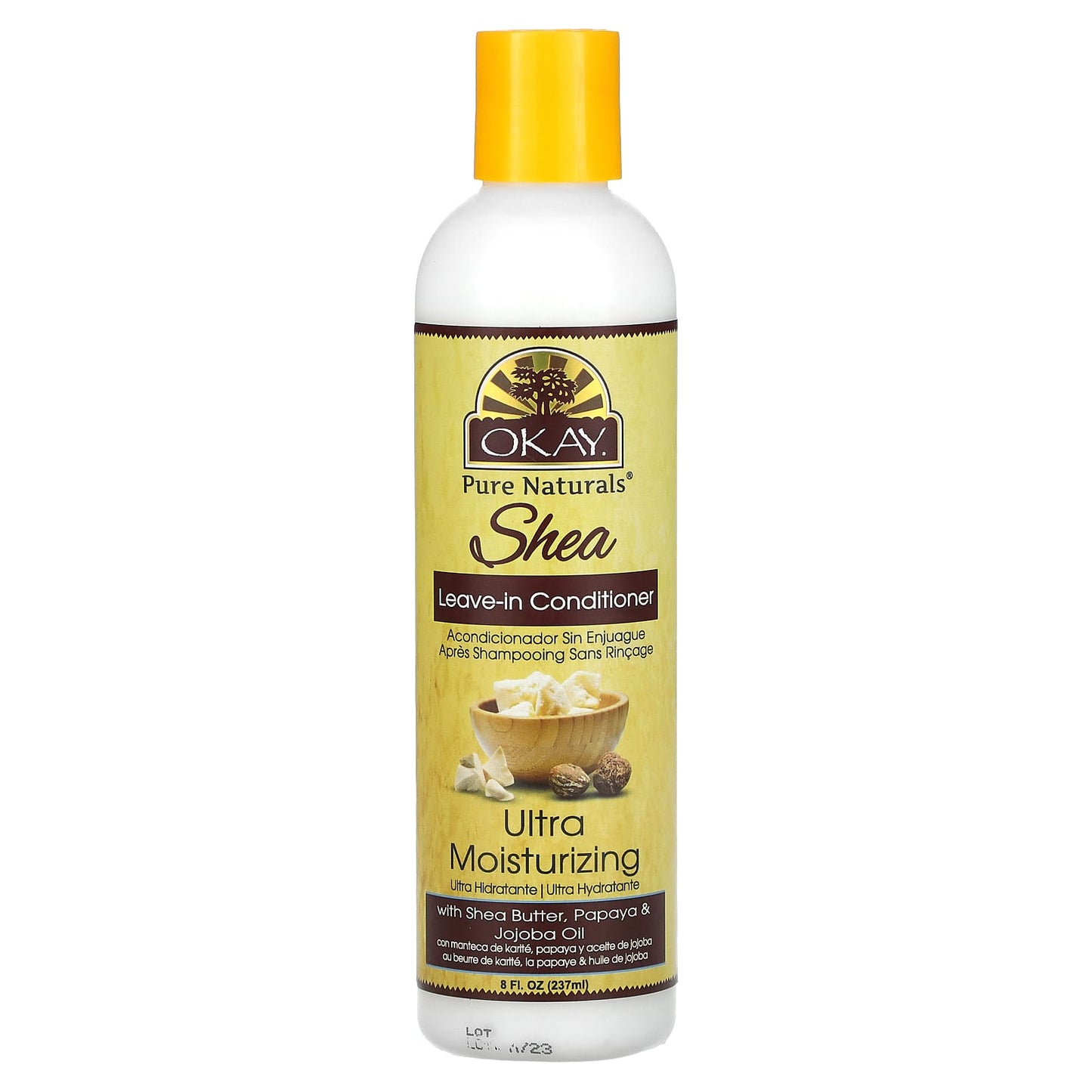 Okay Pure Naturals, Ultra Moisturizing Leave-in Conditioner, Shea , 8 fl oz (237 ml) - Image 1