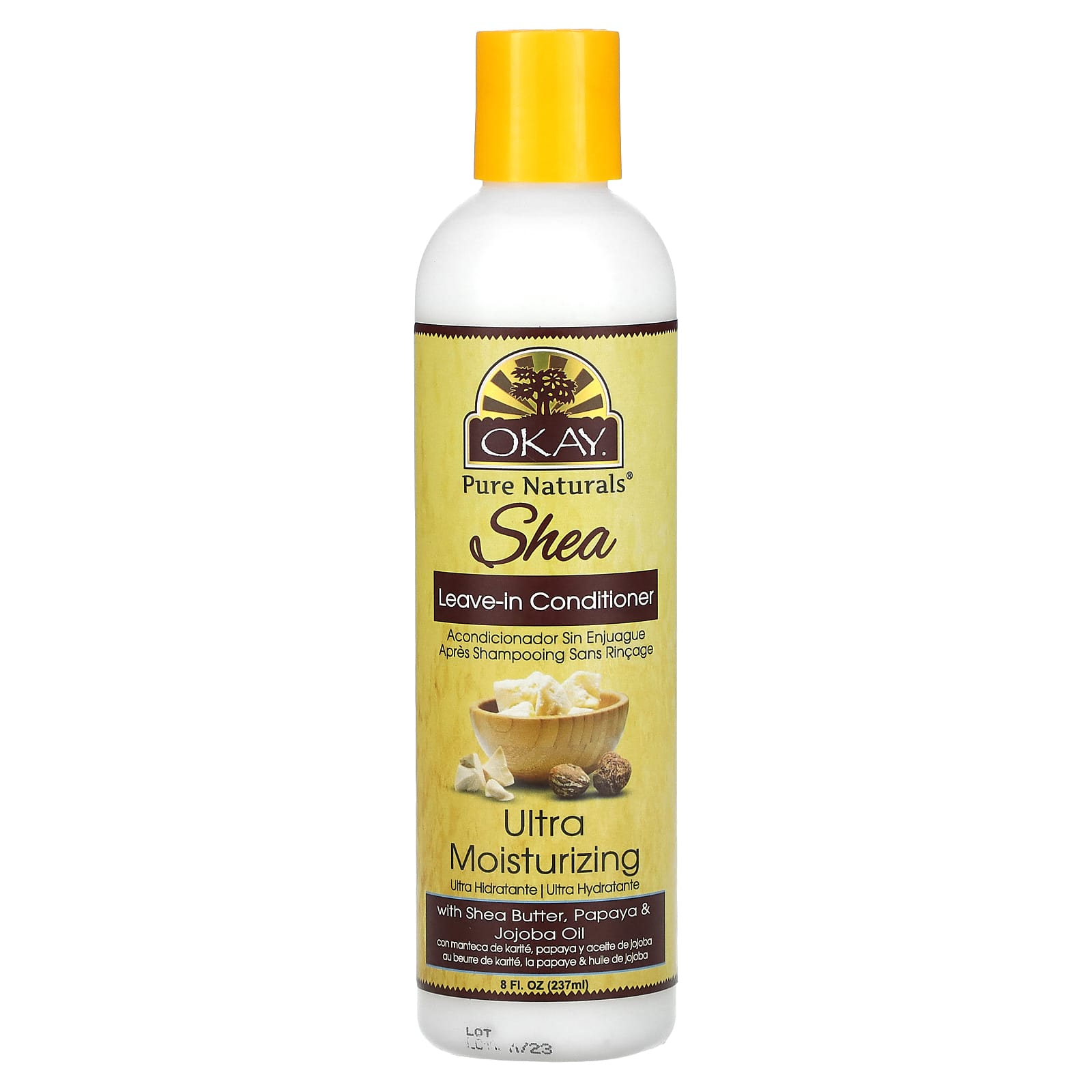 Okay Pure Naturals, Ultra Moisturizing Leave-in Conditioner, Shea , 8 fl oz (237 ml) - Image 1