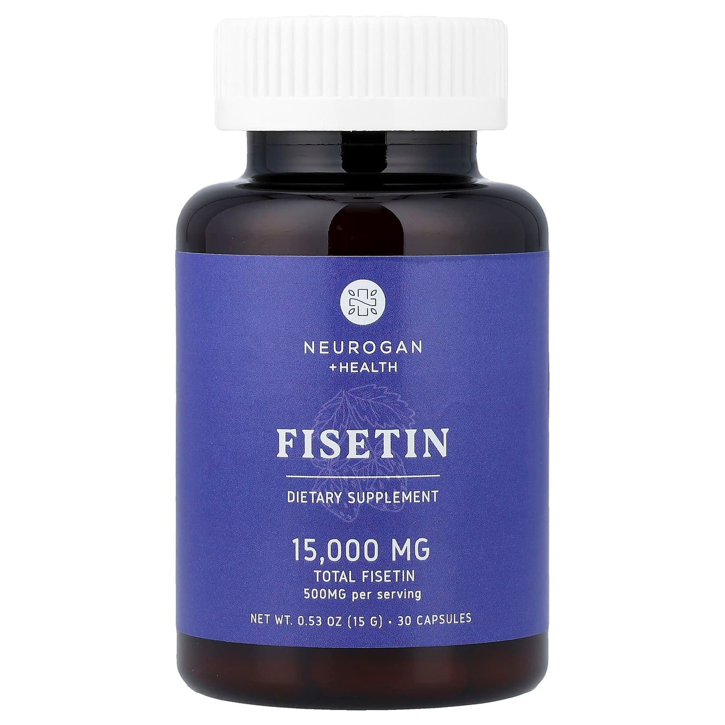 Neurogan Health, Fisetin, 500 mg, 30 Capsule - Image 1