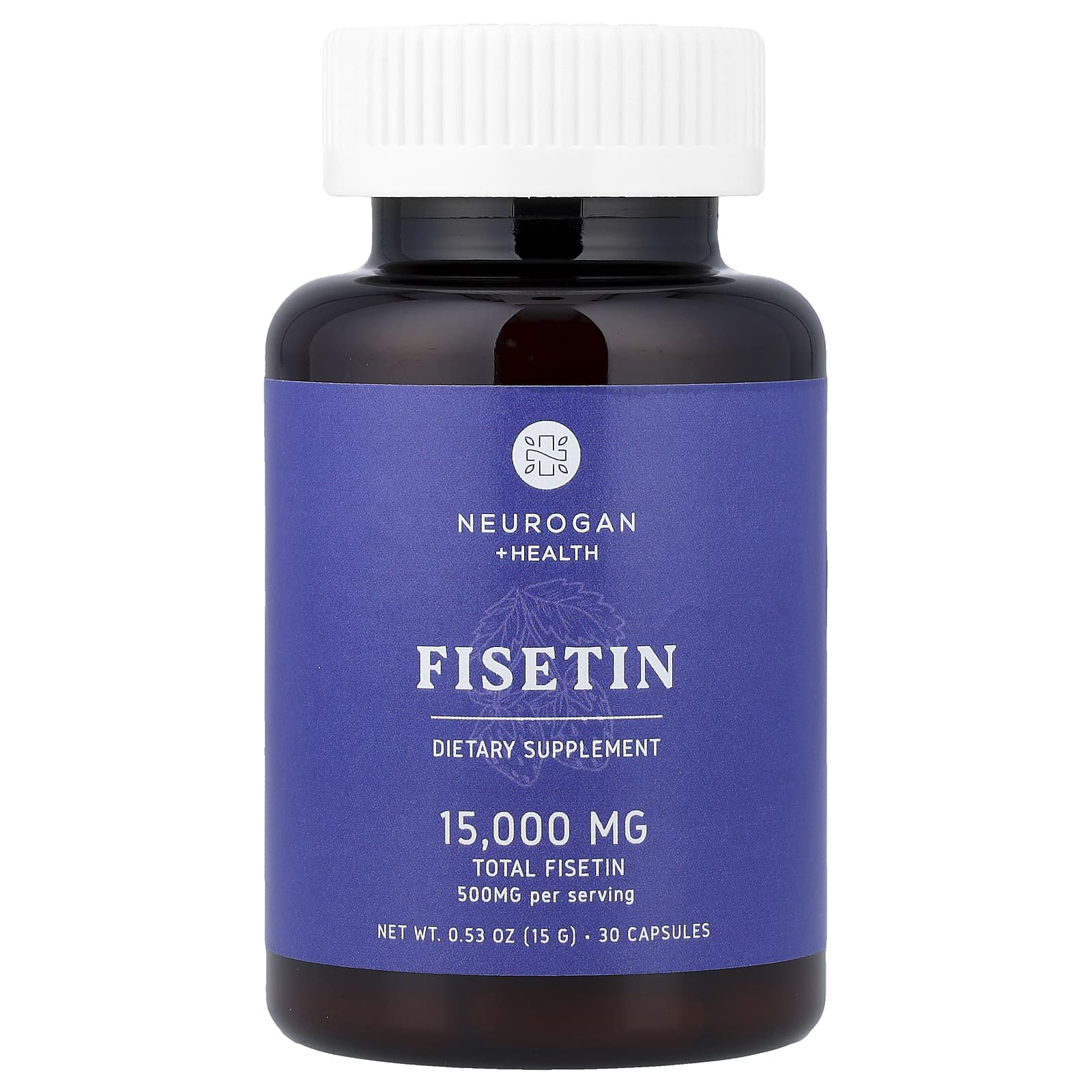 Neurogan Health, Fisetin, 500 mg, 30 Capsule - Image 1