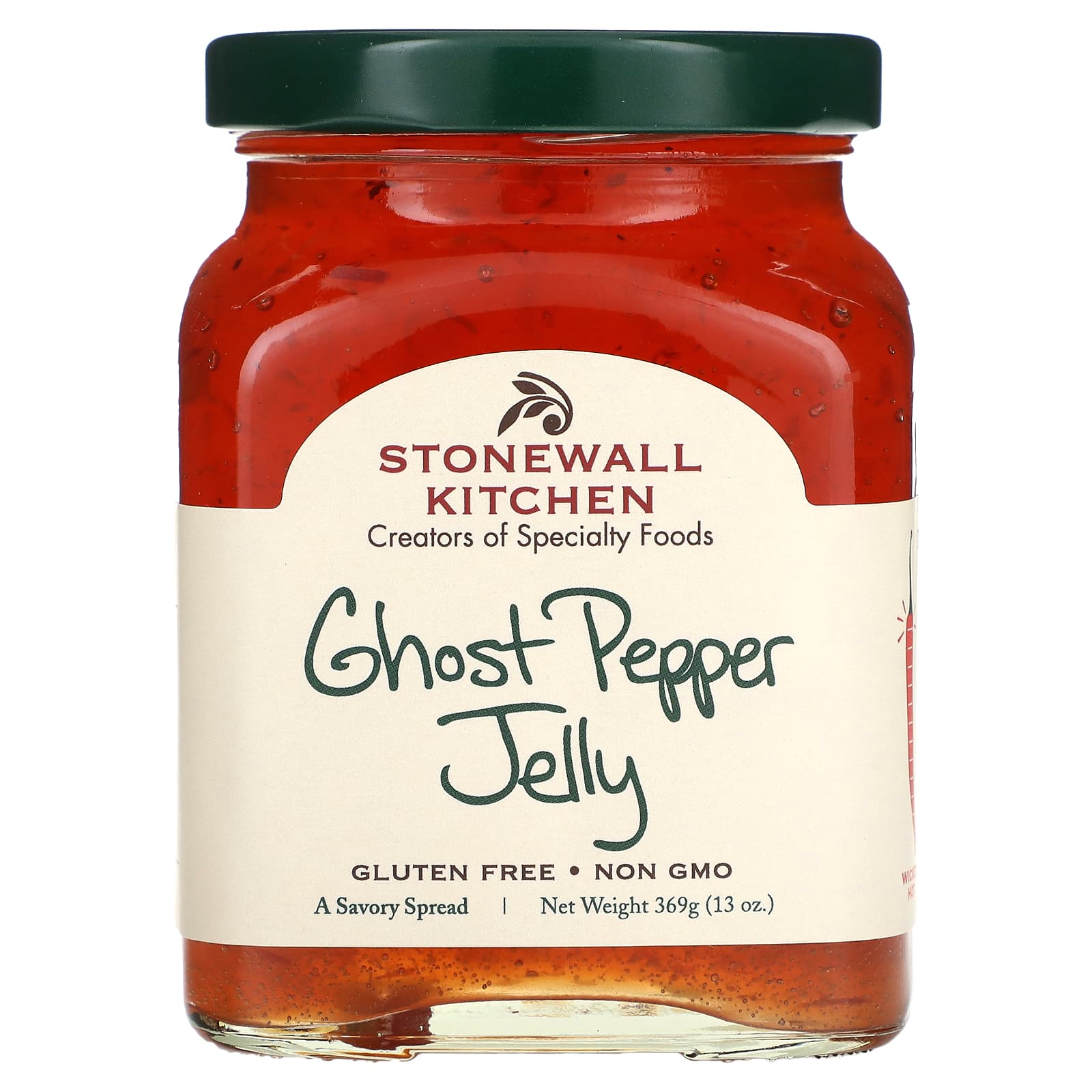 Stonewall Kitchen, Ghost Pepper Jelly, Wicked Hot , 13 oz (369 g) - Image 1