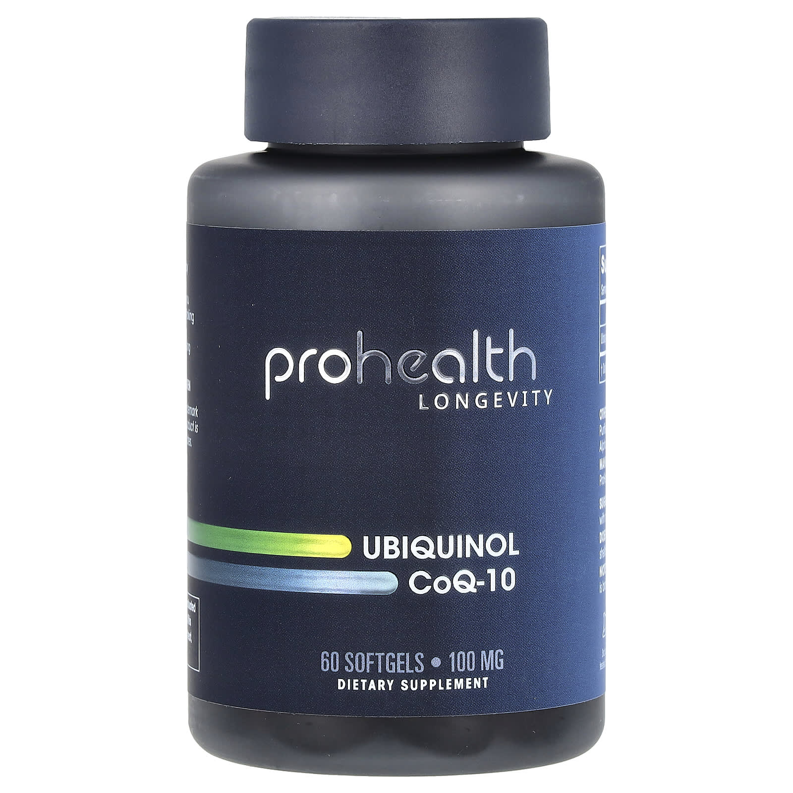 ProHealth Longevity, Ubiquinol CoQ-10, 100 mg, 60 Softgels - Image 1