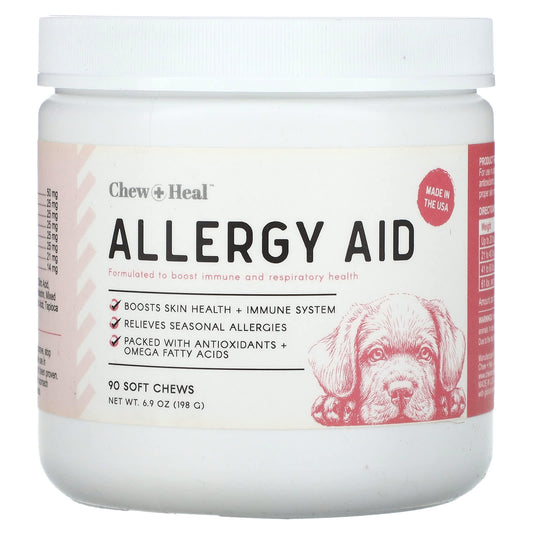 Boost Your Dog's Immune & Respiratory Health with Chew + Heal Allergy Aid - Image 1