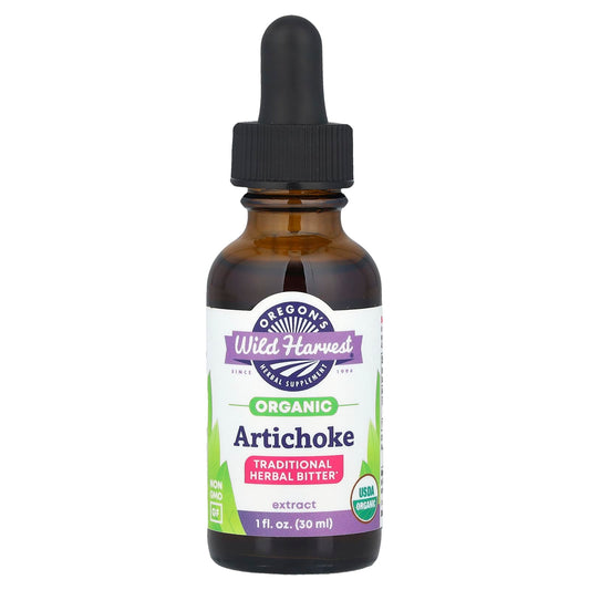 Oregon's Wild Harvest, Organic Artichoke Extract, 1 fl oz (30 ml) (250 mg per Serving) - Image 1