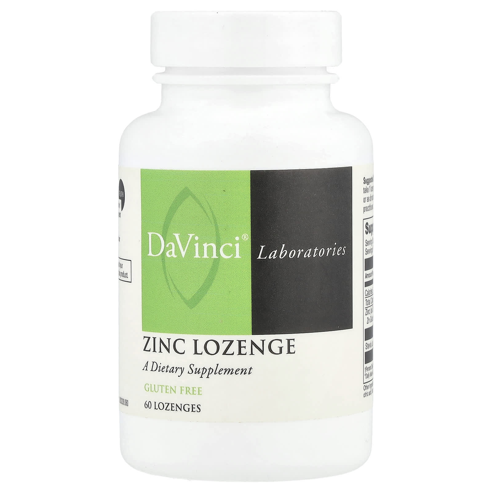 DaVinci Laboratories, Zinc Lozenge, 60 Lozenges