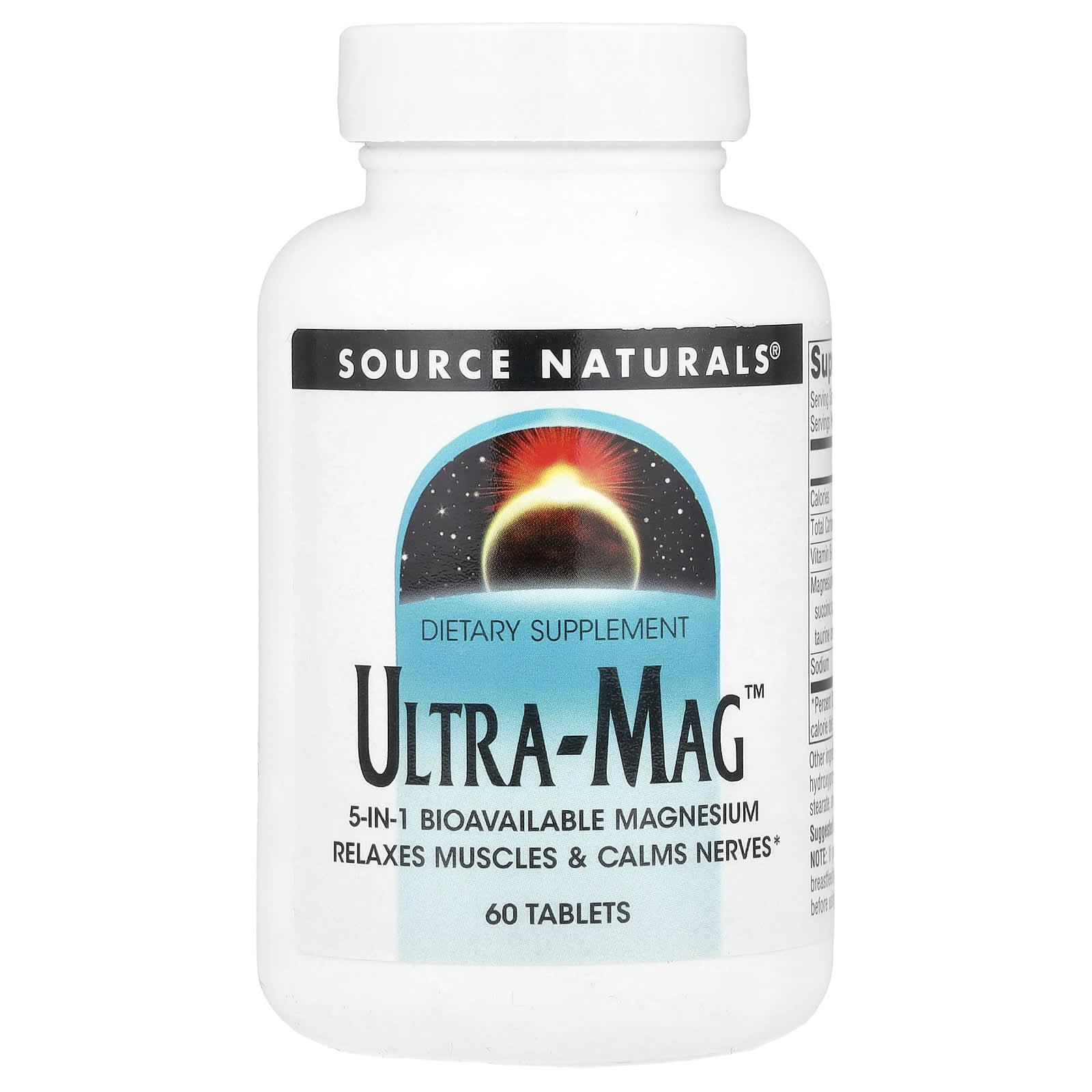 Source Naturals, Ultra-Mag™, 60 Tablets - Image 1