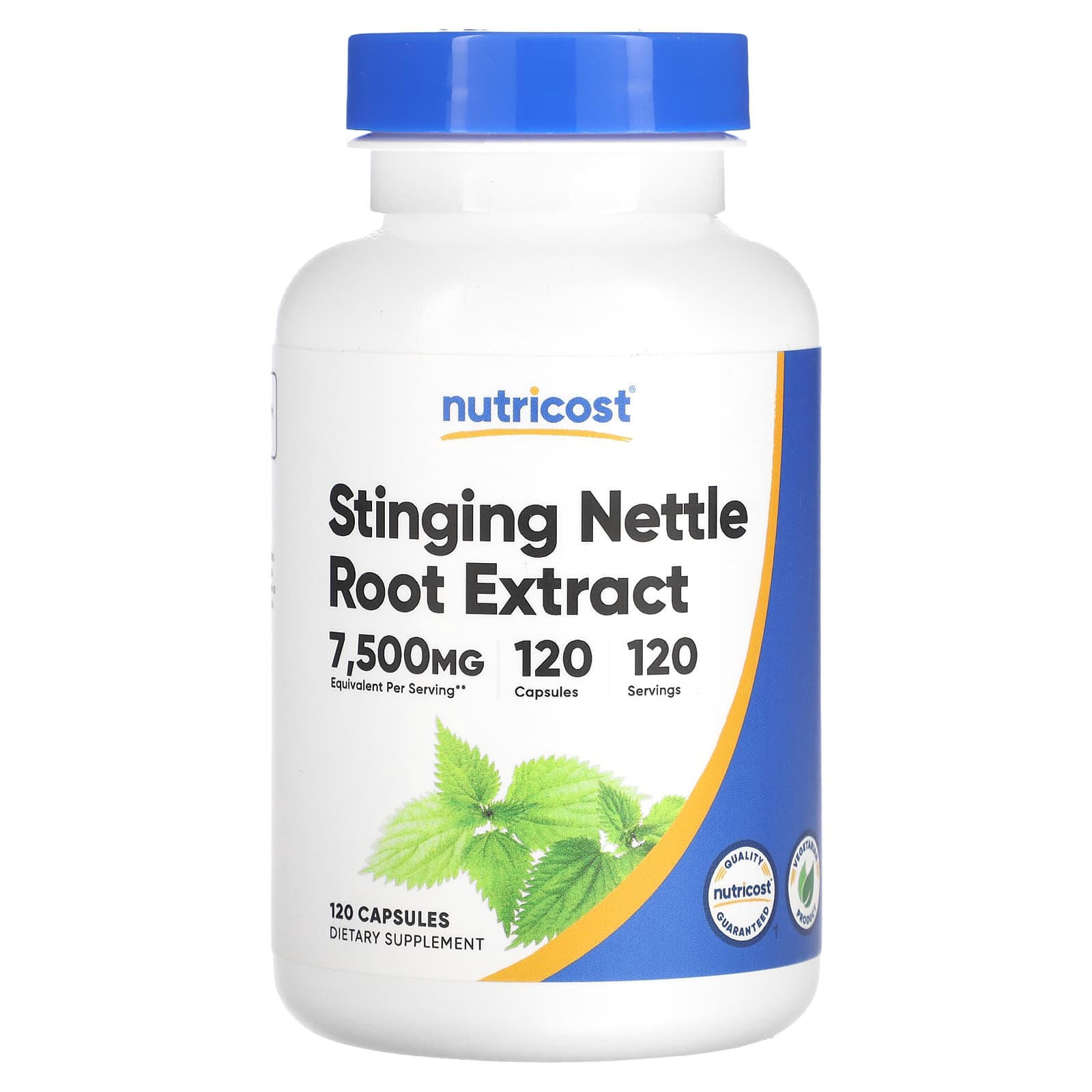 Nutricost, Stinging Nettle Root Extract, 7,500 mg , 120 Capsules - Image 1