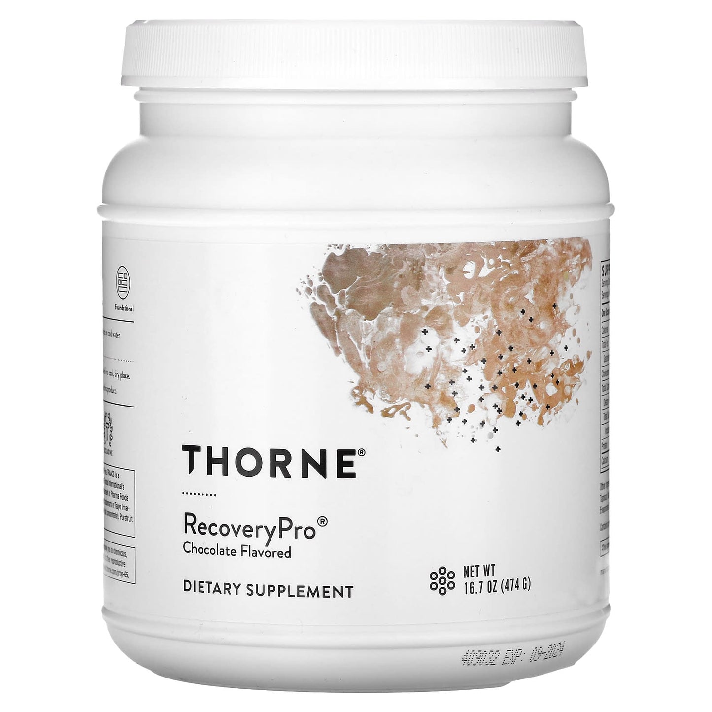 Thorne, RecoveryPro, Chocolate, 16.7 oz (474 g) - Image 1
