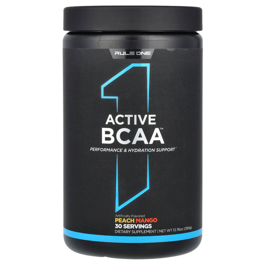 Rule One Proteins, Active BCAA, Peach Mango, 13.76 oz (390 g) - Image 1