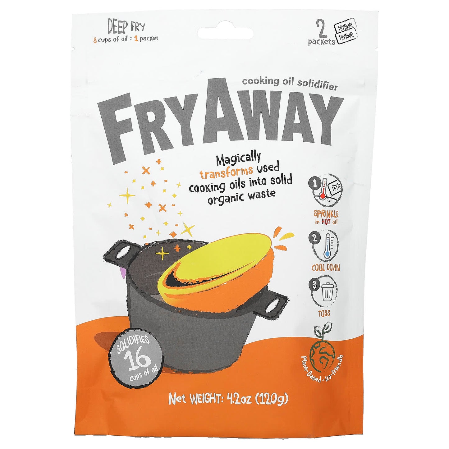 Transform Cooking Oil into Solid Waste with Eco-Friendly FryAway - Image 1