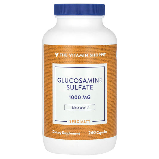The Vitamin Shoppe, Glucosamine Sulfate, 1,000 mg, 240 Capsules - Image 1