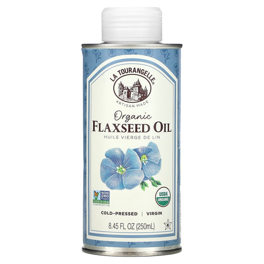 La Tourangelle, Organic Flaxseed Oil, 8.45 fl oz (250 ml) - Image 1