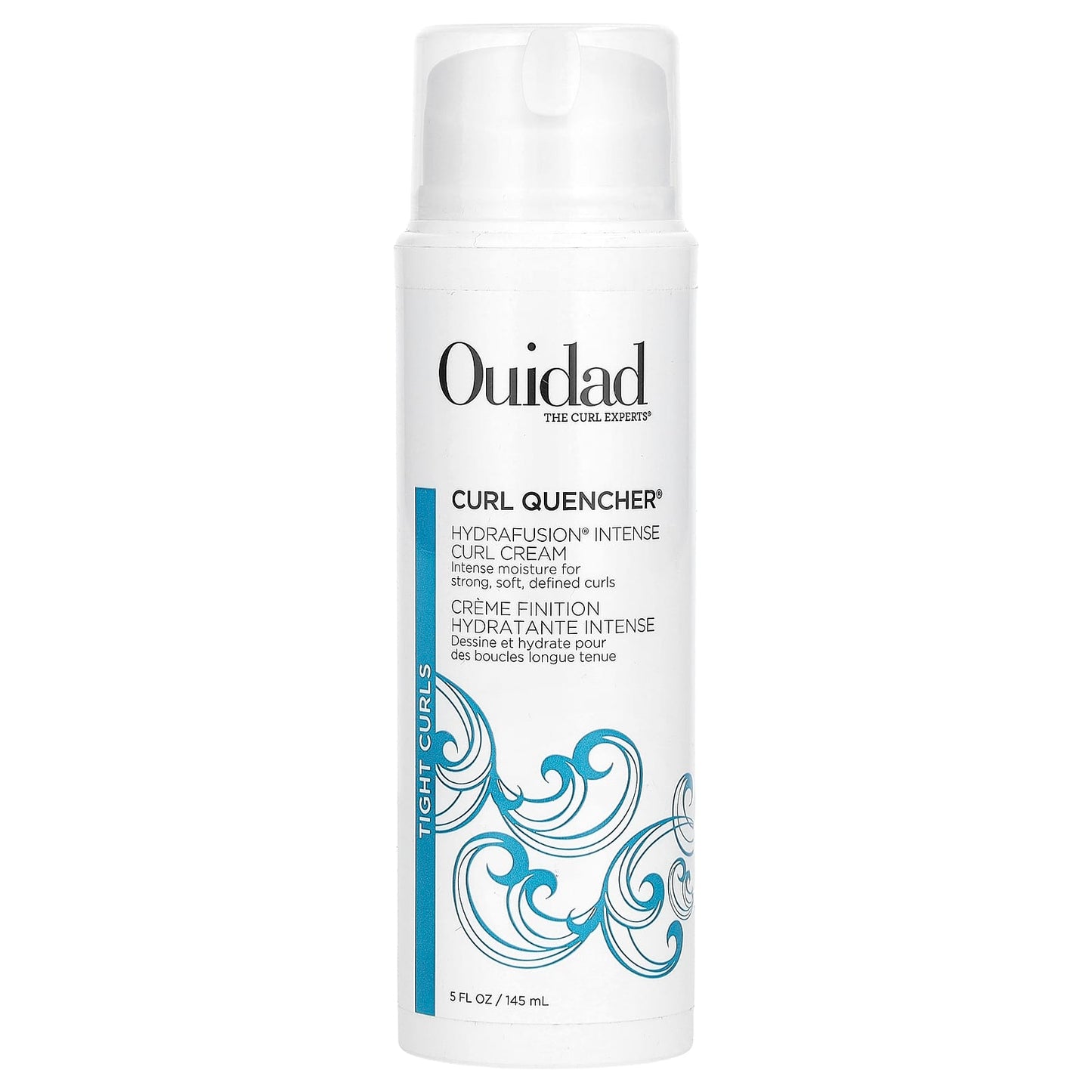 Ouidad, Curl Quencher®, Hydrafusion® Intense Curl Cream, 5 fl oz (145 ml) - Image 1