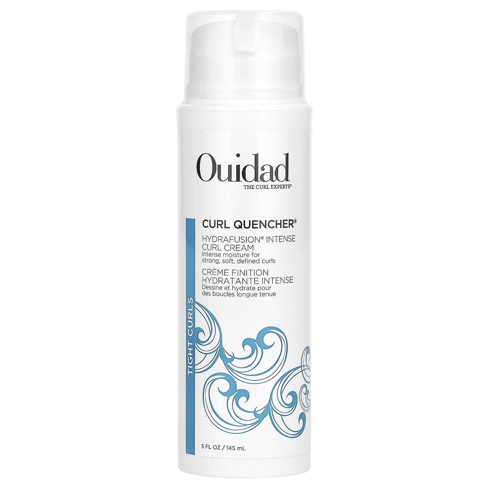 Ouidad, Curl Quencher®, Hydrafusion® Intense Curl Cream, 5 fl oz (145 ml) - Image 1