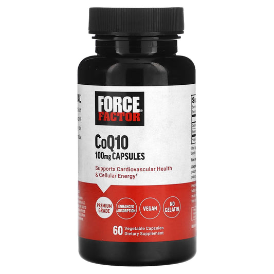 Force Factor CoQ10 100mg for Cardiovascular Health & Energy - Image 1