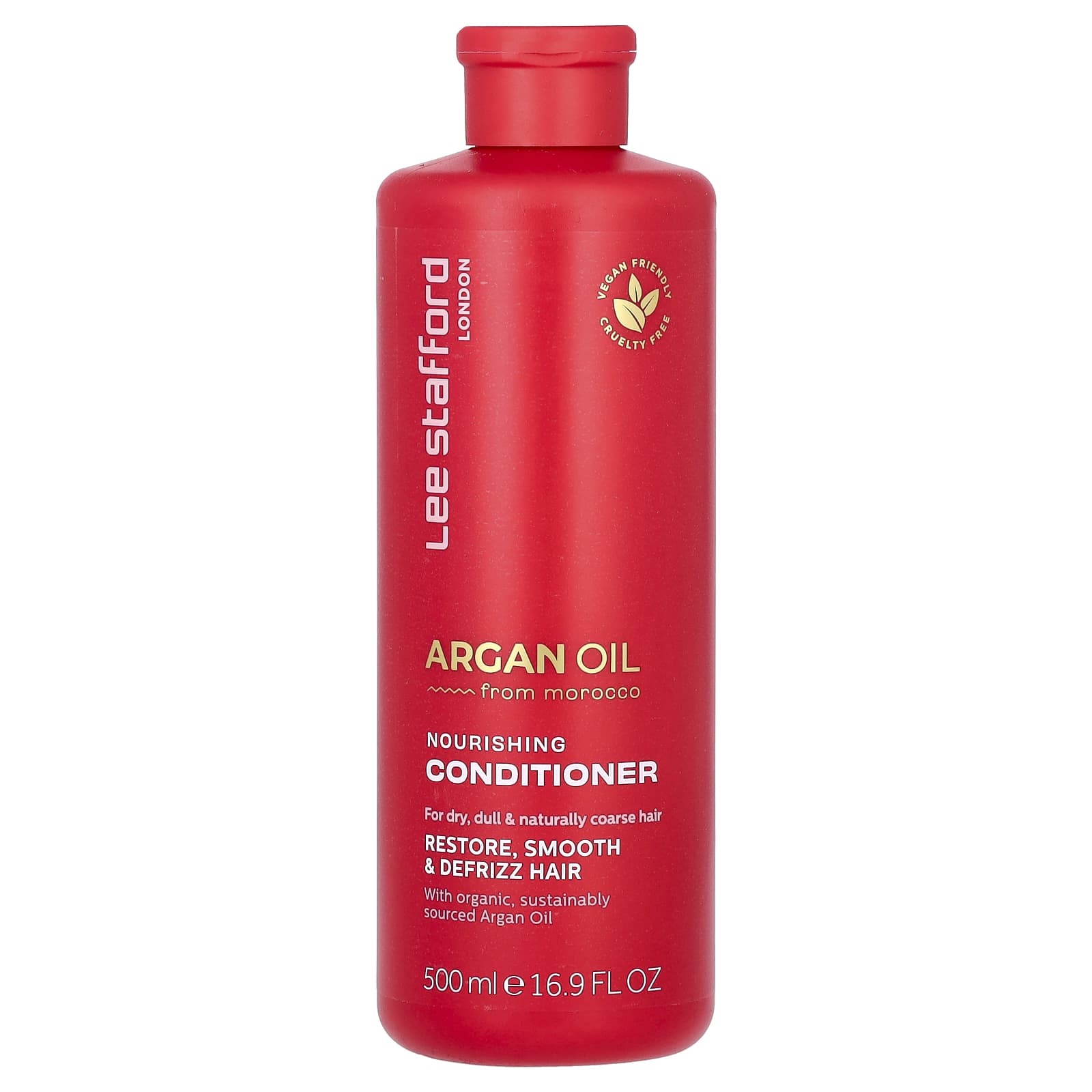 Lee Stafford, Argan Oil Nourishing Conditioner, For Dry, Dull & Naturally Coarse Hair, 16.9 fl oz (500 ml) - Image 1