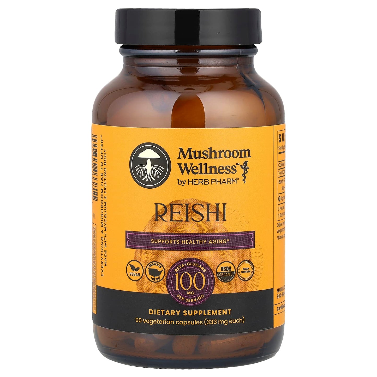Reishi Mushroom Supplement for Healthy Aging & Immune Support - Image 1