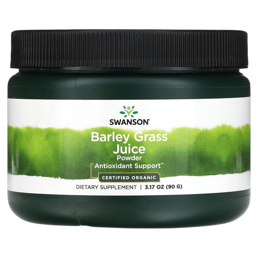 Swanson, Barley Grass Juice Powder, 3.17 oz (90 g) - Image 1
