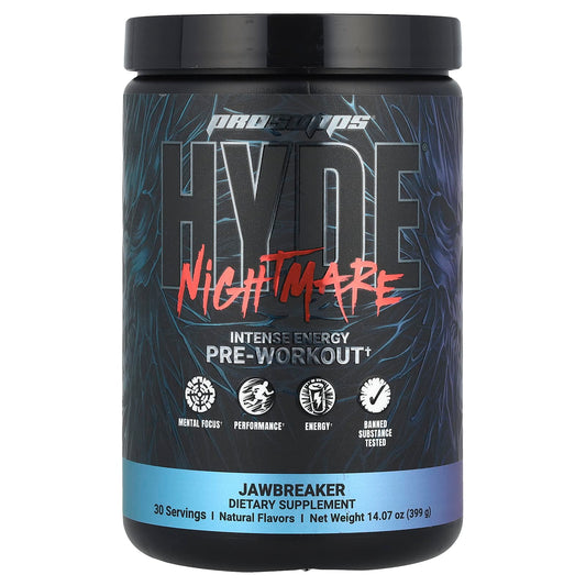 ProSupps, HYDE® Nightmare, Intense Energy Pre-Workout, Jawbreaker, 14.07 oz (399 g) - Image 1