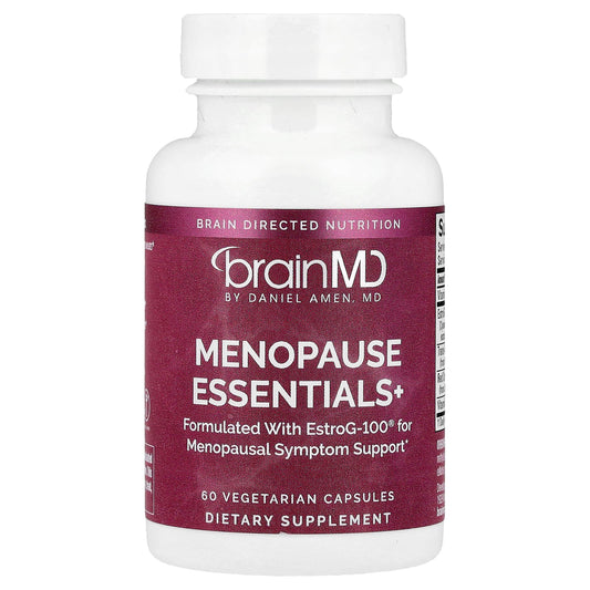 BrainMD Menopause Essentials+ Support for Hot Flashes & Hormone Balance - 60 Capsules - Image 1