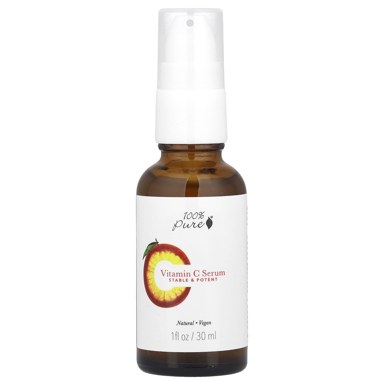 Natural Vitamin C Serum for Brighter, Fitter Skin - 1 fl oz (30 ml) - Image 1