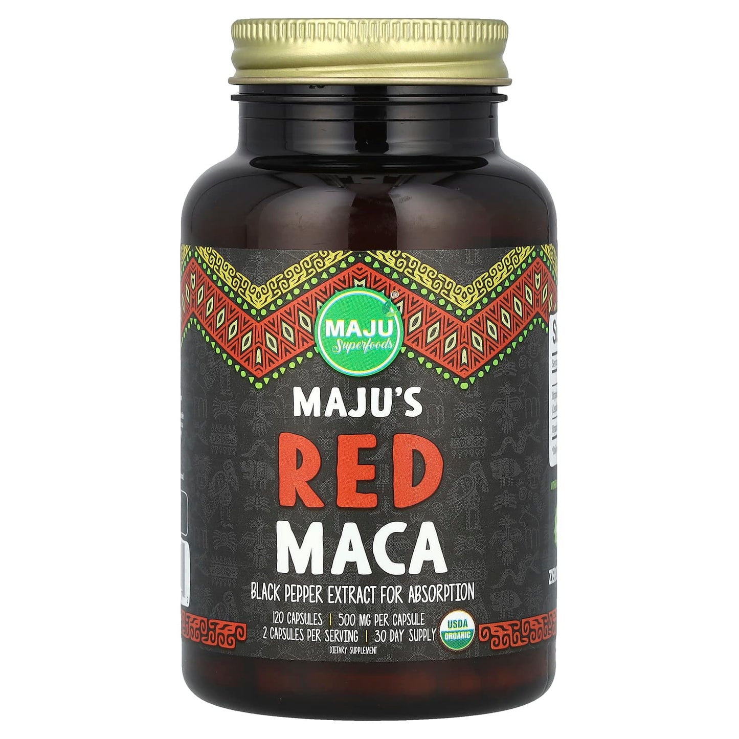 Maju Superfoods, Maju's Red Maca, 120 Capsules - Image 1