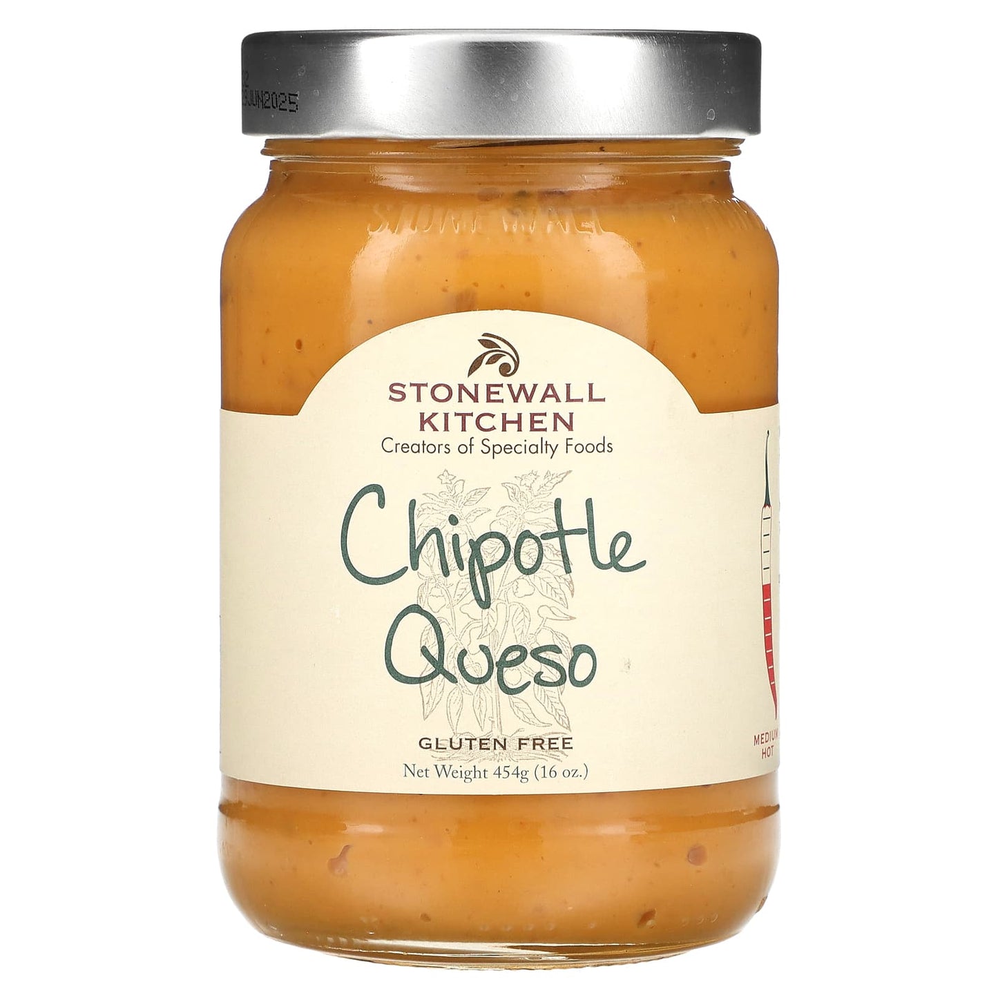 Stonewall Kitchen, Chipotle Queso, Medium Hot, 16 oz (454 g) - Image 1