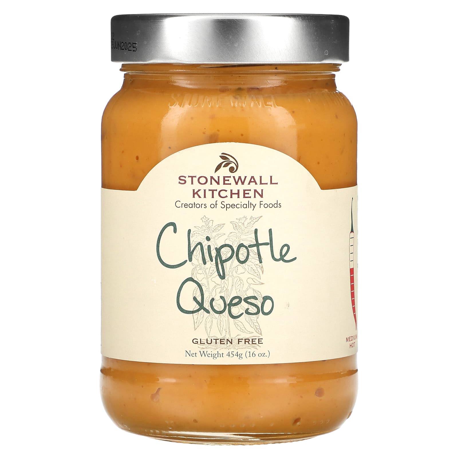 Stonewall Kitchen, Chipotle Queso, Medium Hot, 16 oz (454 g) - Image 1
