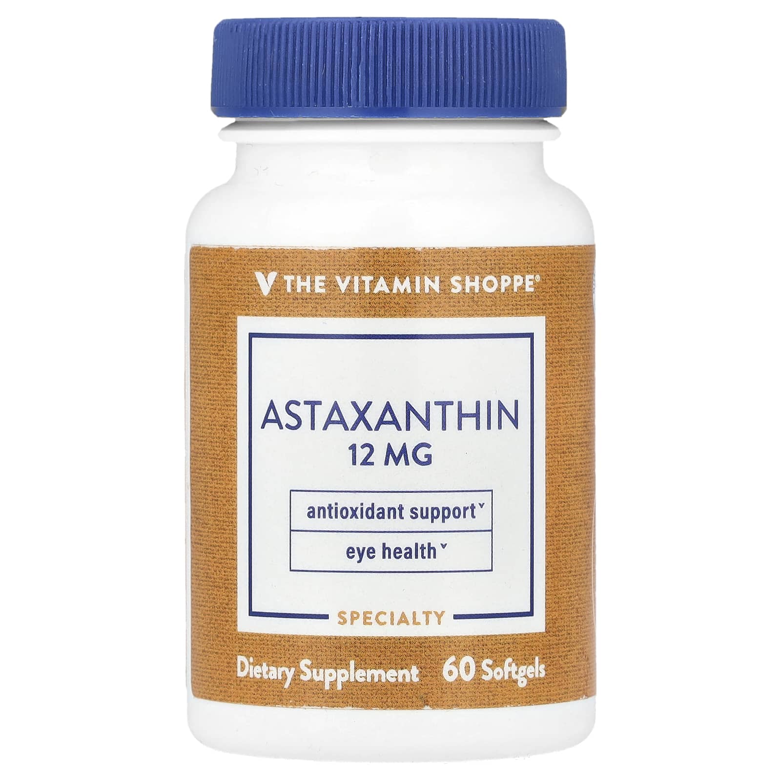 The Vitamin Shoppe, Astaxanthin, 12 mg, 60 Softgels - Image 1