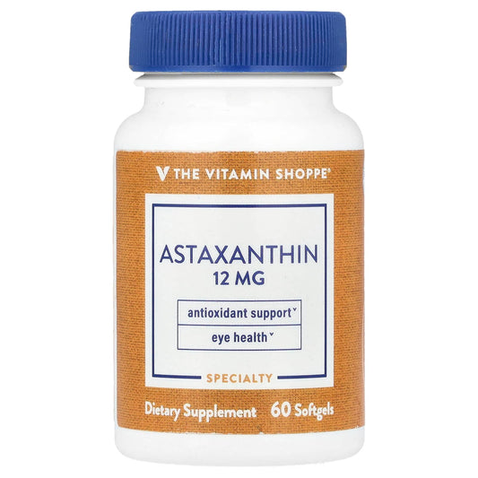 The Vitamin Shoppe, Astaxanthin, 12 mg, 60 Softgels - Image 1