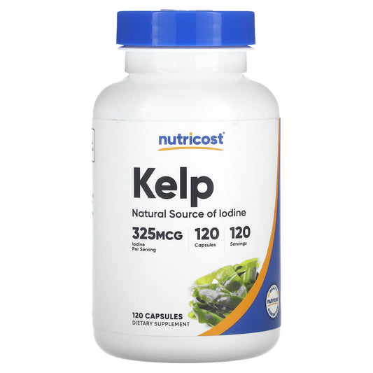 Nutricost, Kelp, 325 mg, 120 Capsules - Image 1