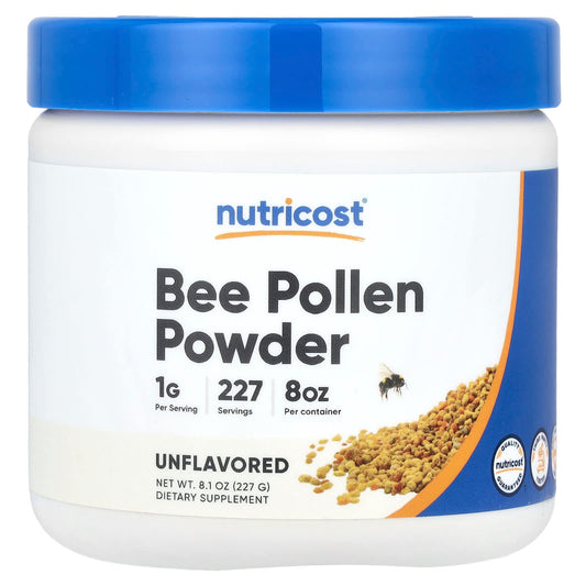 Nutricost, Bee Pollen Powder, Unflavored, 8.1 oz (227 g) - Image 1