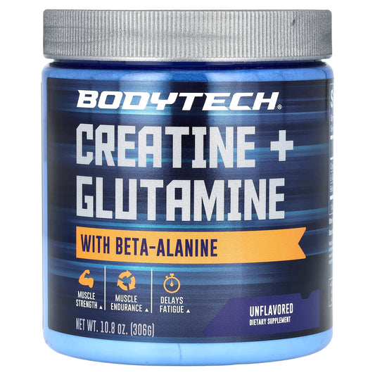 BodyTech Creatine Glutamine with Beta-Alanine for Strength & Endurance - Image 1